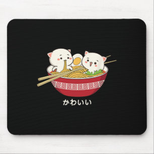 Kawaii Cat Japanese Tokyo Anime Cat Ramen T Shirt Muismat