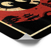  Kawaii Cat Japanse Black Anime Gift Girls Poster (Hoek)