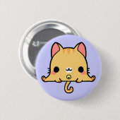 Kawaii Cat (je verandert de achtergrond!) Ronde Button 5,7 Cm (Voorkant /achterkant)