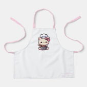 Kawaii Cat Keuken schort (Voorkant)
