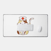 Kawaii Cat Nurse Bureaumat (Keyboard & Muis)