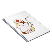 Kawaii Cat Nurse Notitieboek (Rechterzijde)