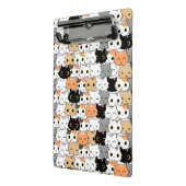 Kawaii Cat Pattern Mini Klembord (Angled2)