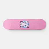 Kawaii Cat Persoonlijk Skateboard (Horizontaal)