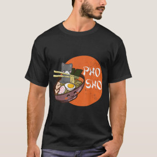  Kawaii Cat Pho Vietnamese Bowl Ramen N T-shirt