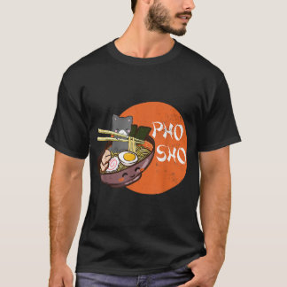  Kawaii Cat Pho Vietnamese Bowl Ramen N T-shirt