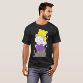 Kawaii Cat Pile LGBTQ Non Binary Pride Flag Kitte T-shirt (Voorkant volledig)