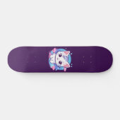 Kawaii Cat Pink Persoonlijk Skateboard (Horizontaal)