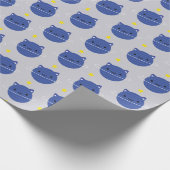 Kawaii Cat Planets in Space Cadeaupapier (Hoek)