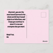 Kawaii Cat Purikura Style Foto Briefkaart (Achterkant)