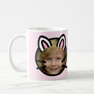 Kawaii Cat Purikura Style Foto Koffiemok
