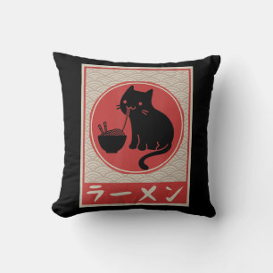 Kawaii Cat Ramen Anime Japanse Gift Girls Kussen