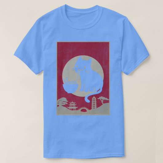 Kawaii Cat Ramen Anime Japanse Gift Kinder T-shirt (Design voorkant)