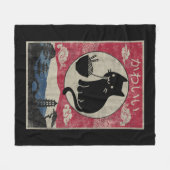  Kawaii Cat Ramen Anime Japanse Kinder meisjes Fleece Deken (Voorkant (Horizontaal))