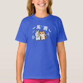 Kawaii cat slaping baka t-shirt (Voorkant)