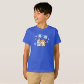 Kawaii cat slaping baka t-shirt (Voorkant volledig)