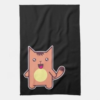 Kawaii cat theedoek