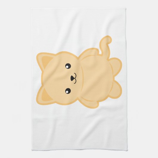 Kawaii Cat Theedoek (Verticaal)