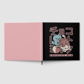 Kawaii Cat with Chocolate Milk – Japanese Pop Art  Gastenboek (Volledig)