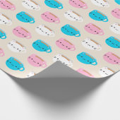 Kawaii Cats Cup Cadeaupapier (Hoek)