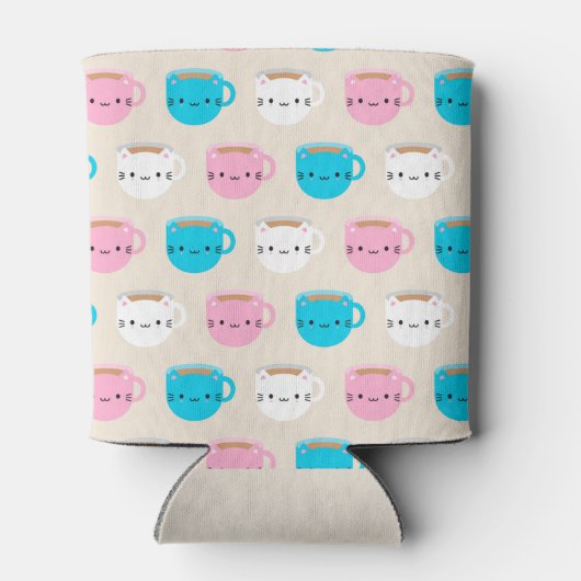 Kawaii Cats Cup of Tea Blikjeskoeler (Achterkant)