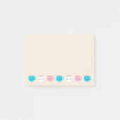 Kawaii Cats Cup Post-it® Notes (Voorkant)