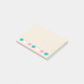 Kawaii Cats Cup Post-it® Notes (Schuin)