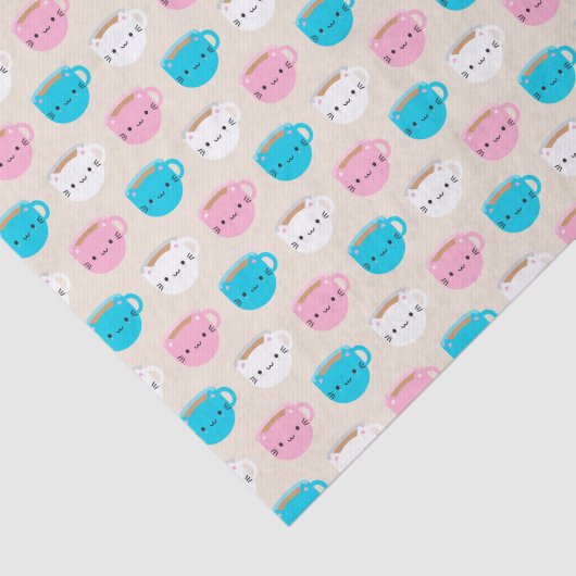 Kawaii Cats Cup Tissuepapier (Detail)