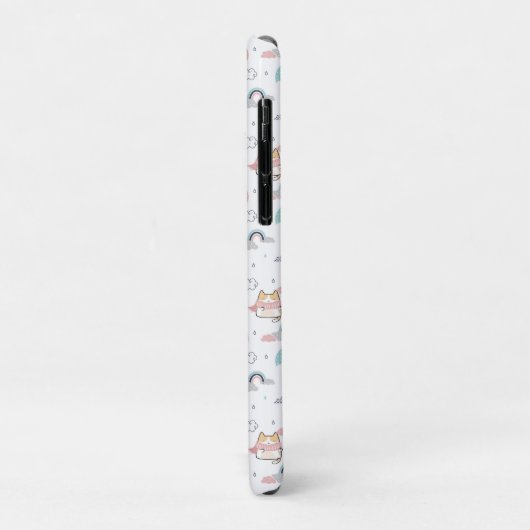 Kawaii Cats Rainy Day Pattern Case-Mate iPhone Case (Achterkant/links)