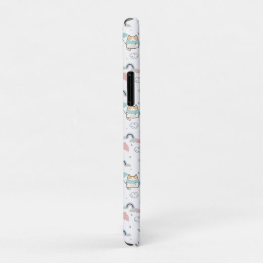 Kawaii Cats Rainy Day Pattern Case-Mate iPhone Case (Achterkant/rechts)