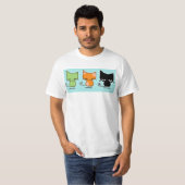 Kawaii Cats T-shirt (Voorkant volledig)