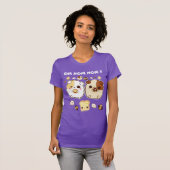 Kawaii cavia's t-shirt (Voorkant volledig)