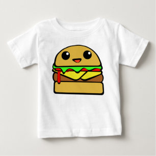 Kawaii Cheeseburger Character