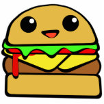 Kawaii Cheeseburger Fotobeeldje Magneet<br><div class="desc">schattig kawaii - keseburger - magneet</div>