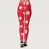 Kawaii Cherries and Bows Pattern Leggings (Achterkant)