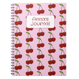 Kawaii Cherries Journal voor meisjes Notitieboek