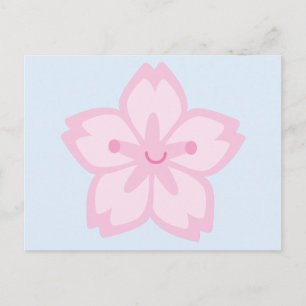 Kawaii Cherry Blossom Bloem Briefkaart