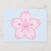 Kawaii Cherry Blossom Bloem Briefkaart (Voorkant)