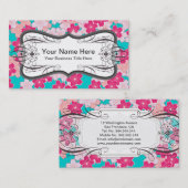 Kawaii Cherry Blossom Sakura Visitekaartje (Voorkant / Achterkant)