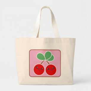 Kawaii Cherry Canvas tas