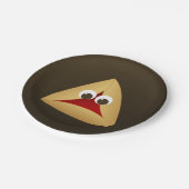 Kawaii Cherry Hamentashen Papieren Bordje (Gekanteld)