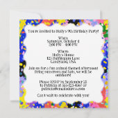 Kawaii Chibi-feestmasker Kaart (Achterkant)