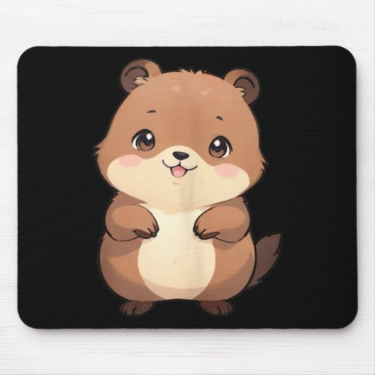 Kawaii Chibi Grondhoer - Panfurware Llc Tank Top Muismat (Voorkant)