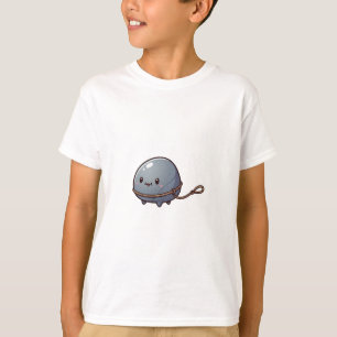 Kawaii Chibi Huisdier Steen Aan De Leiband Kindere T-shirt
