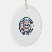 Kawaii Chibi Kat Kat Moeder Cadeau Idee - Kawaii C Keramisch Ornament (Rechts)
