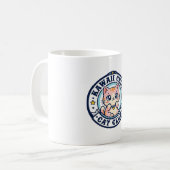 Kawaii Chibi Kat Kat Moeder Cadeau Idee - Kawaii C Koffiemok (Voorkant links)