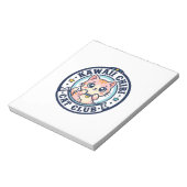 Kawaii Chibi Kat Kat Moeder Cadeau Idee - Kawaii C Notitieblok (Linkerzijde)