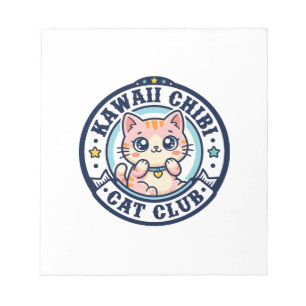 Kawaii Chibi Kat Kat Moeder Cadeau Idee - Kawaii C Notitieblok