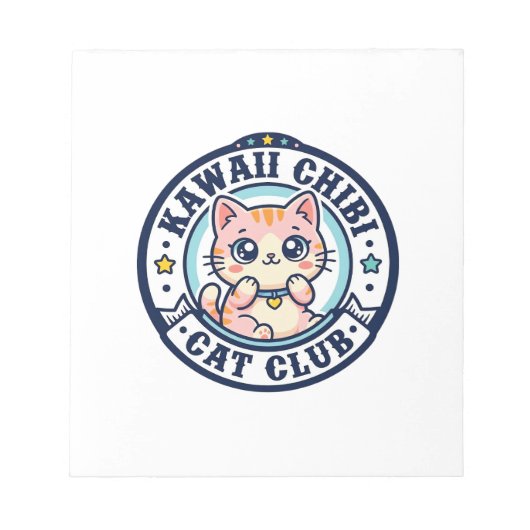 Kawaii Chibi Kat Kat Moeder Cadeau Idee - Kawaii C Notitieblok (Voorkant)