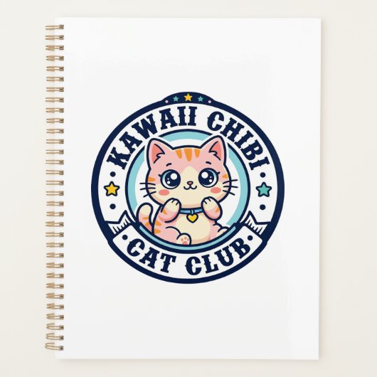 Kawaii Chibi Kat Kat Moeder Cadeau Idee - Kawaii C Planner (Voorkant)
